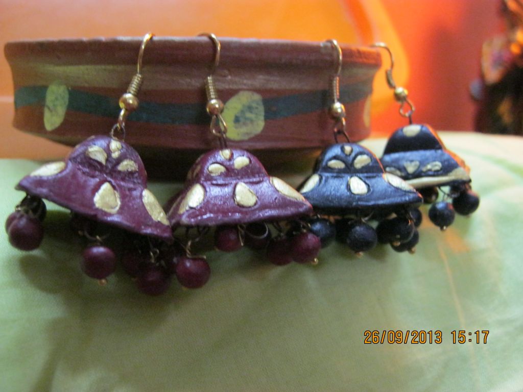 Terracotta handmade jewellery