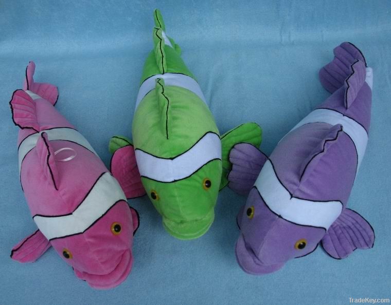 animal plush toy, plush fish soft toy