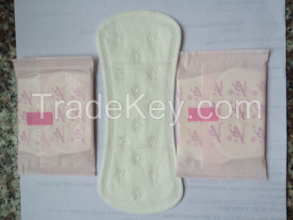 Far Infra Red negative ion Ultra thin sanitary napkin