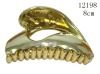 fashion golden plastic hair claw