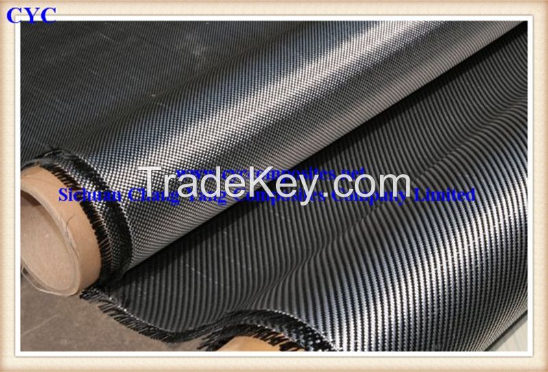 3K Twill Weaving Carbon Fiber Fabric 220gsm