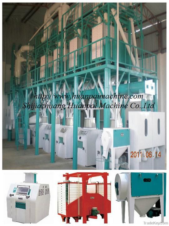 wheat flour mill machine, corn grinding machine, flour milling machine