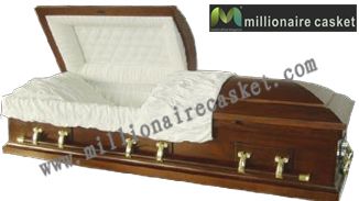 wooden casket