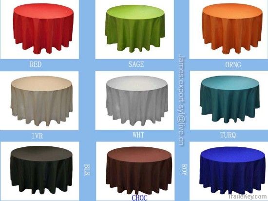 spun polyester tablecloths