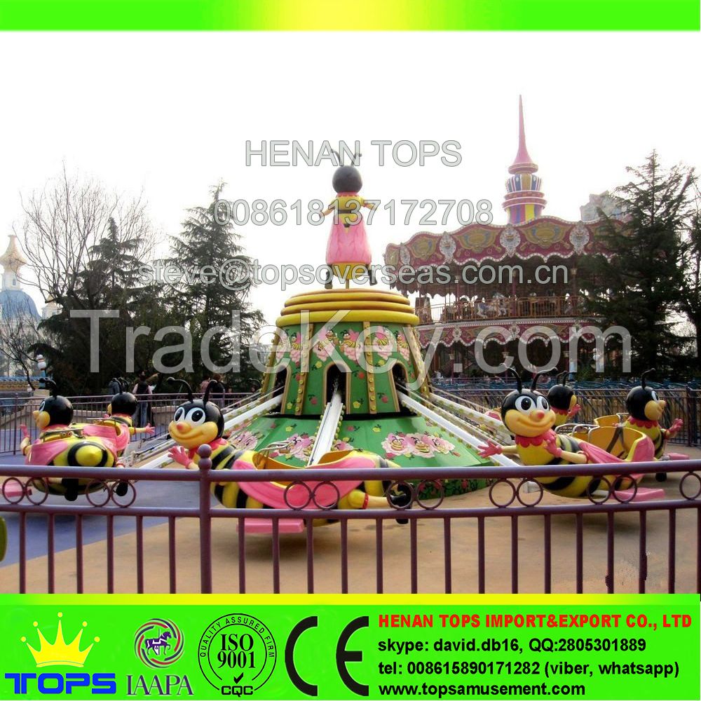 HENAN TOPS Self Control Rotaring Amusement Park Equipment Rotary Bee R