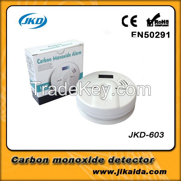 CE&amp;amp;EN50291 LCD display carbon monoxide detector