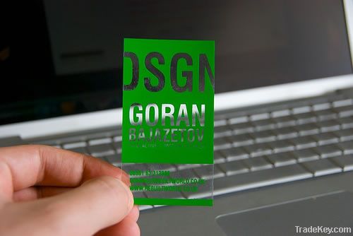 plastic business cards