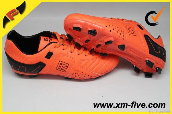 PU Leather Football Shoe