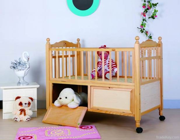 Wooden Baby Bed-MC428