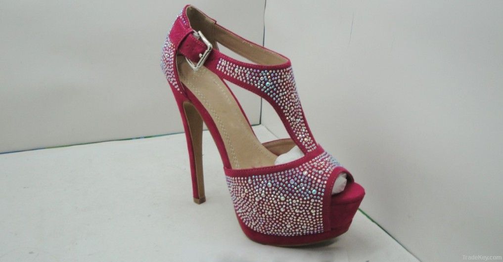 Ladies High heel platform peep toe