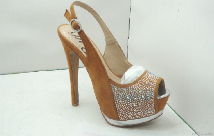 Ladies High heel platform peep toe