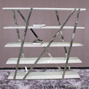 Stainless steel Bookcase, Shelf, Rack