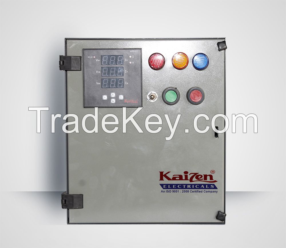 Three Phase Motor Starter Control Panel