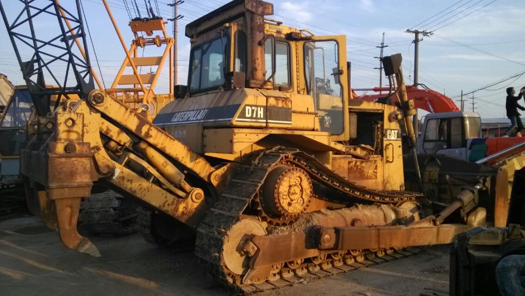 Used CAT D7H Bulldozer sale original japan CATERPILLAR BULLDOZER D7H