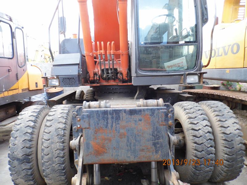 Used HITACHI ZX160W Wheel Excavator,original japan Used HITACHI Wheel  Excavator ZX160W