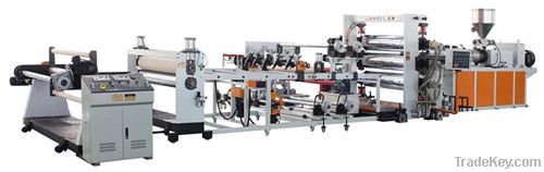 PVC transparent soft and rigid sheet extrusion line