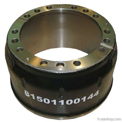 High quality brake drum for MAN