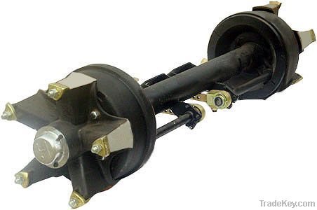 American type semitrailer spoke axle