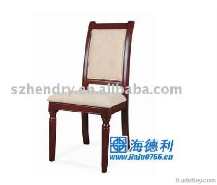 Solid wood restaurant dining chair