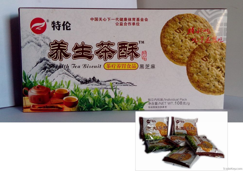 Alkalescent tea biscuits/digest tea food