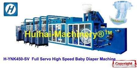 Full Servo Baby Diaper Machine