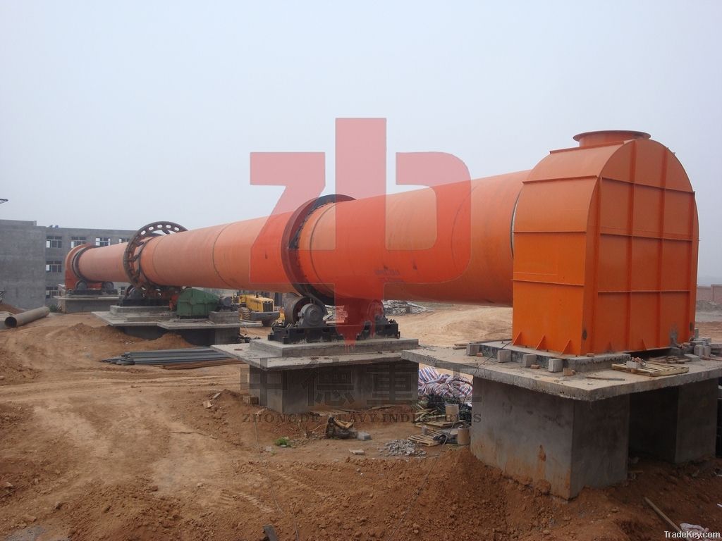 high capacity 3*48m rotary kiln machine for activated lime manufactur