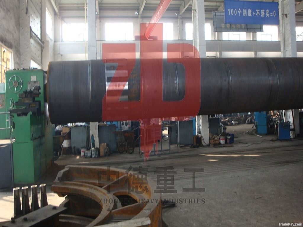 high capacity 3*48m rotary kiln machine for activated lime manufactur