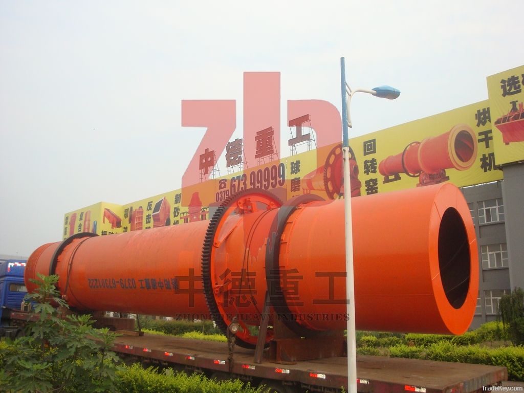 professional manufacturer of rotary dryer by Zhongde brand