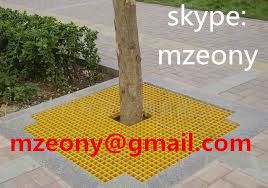 FIBERGLASS TREE GRATING