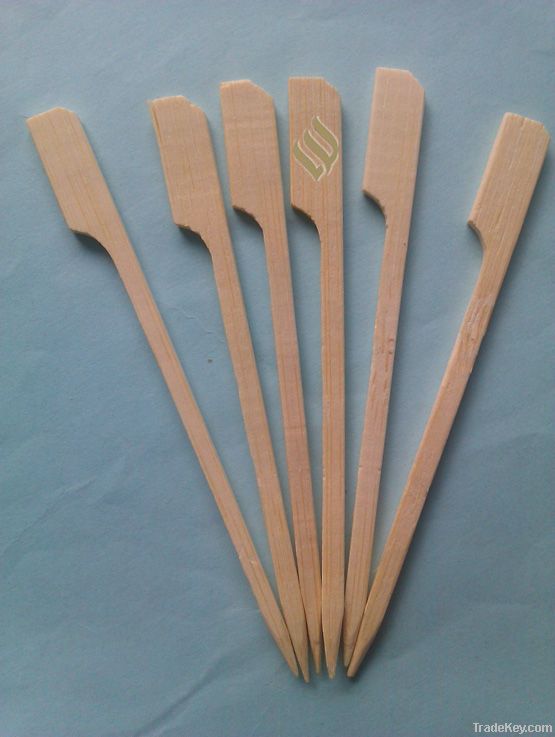 Bamboo paddle skewer