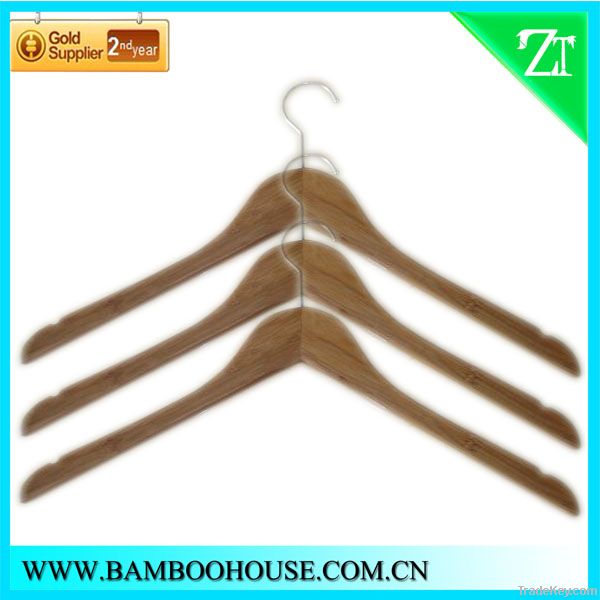 Bamboo clothes hanger