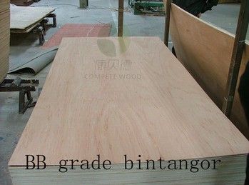 18mm FSC plywood of okoume face poplar core 