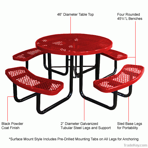 METAL PICNIC TABLE