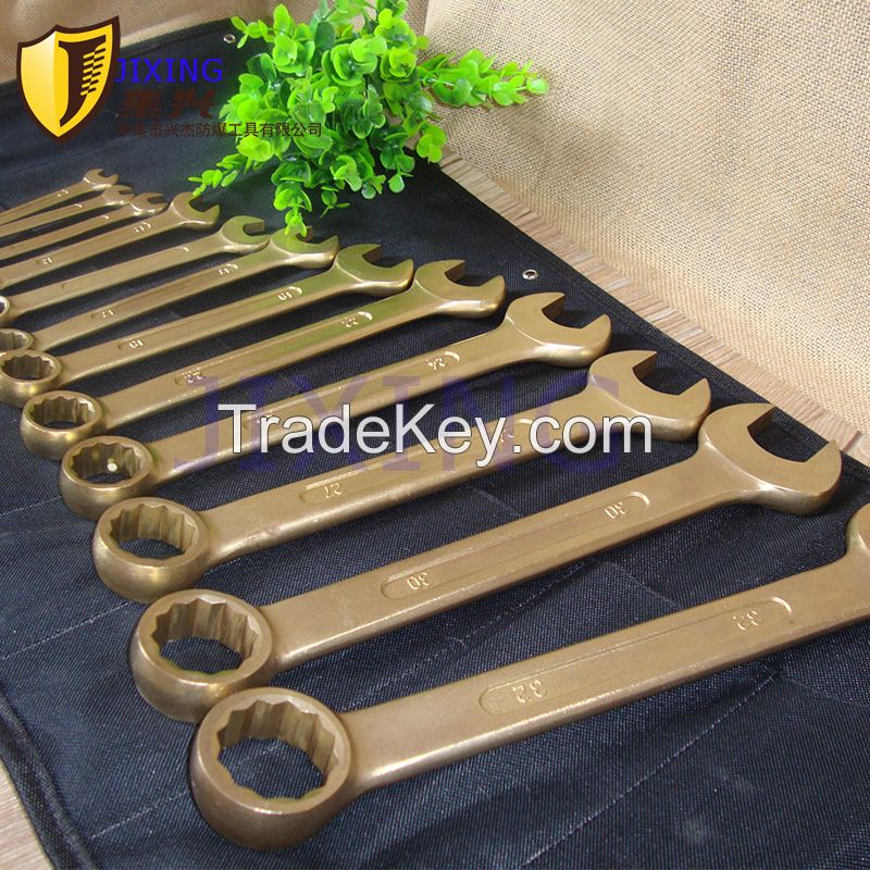 EX-proof combination wrench set, Non-sparking copper alloy safety tool
