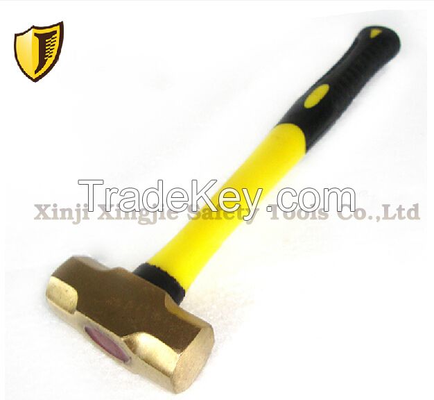 Non-sparking copper alloy sledge hammer, explosion proof safety hand tool