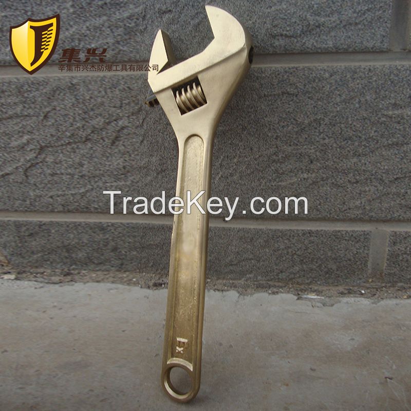Non sparking Adjustable Wrench Spanner, Copper Alloy Safety Hand Tools