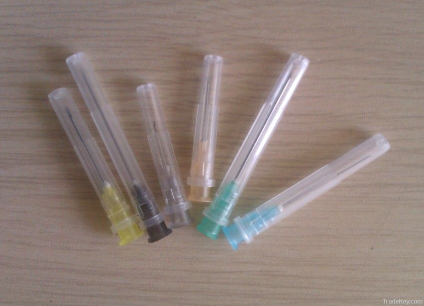 Disposable hypodermic injection needle