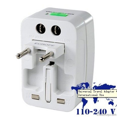 popular universal travel adaptor plug with usb charger