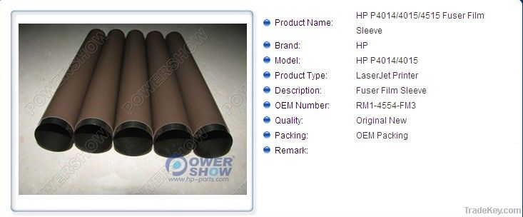 Original new LJ P4014/4015/4515 Fuser Film Sleeve RM1-4554-Film