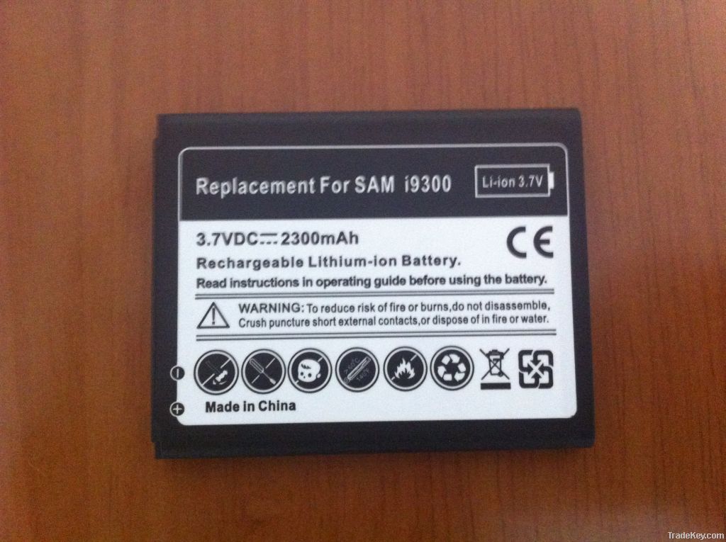 Samsung S3 I9300 bettery 2300mah