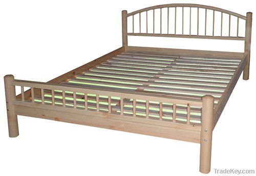 wood bed, wood furniture