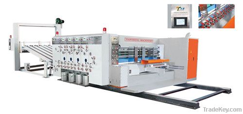 TS-PY high speed flexo printing&amp;slotting&amp;rotary die-cutting machine