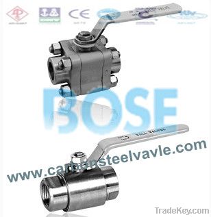 A105 F11 F304 F316 F321 F51 F55 SW BW NPT ball valve