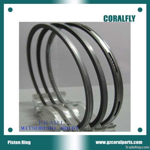 ME993728 piston ring fit for MITSUBISHI 6D16TL