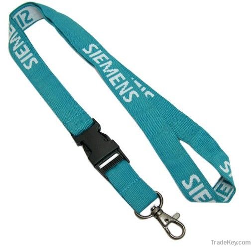 Woven logo  lanyard