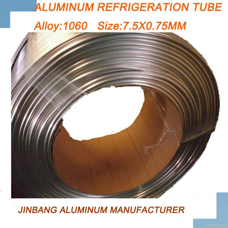 Aluminum coiled tube