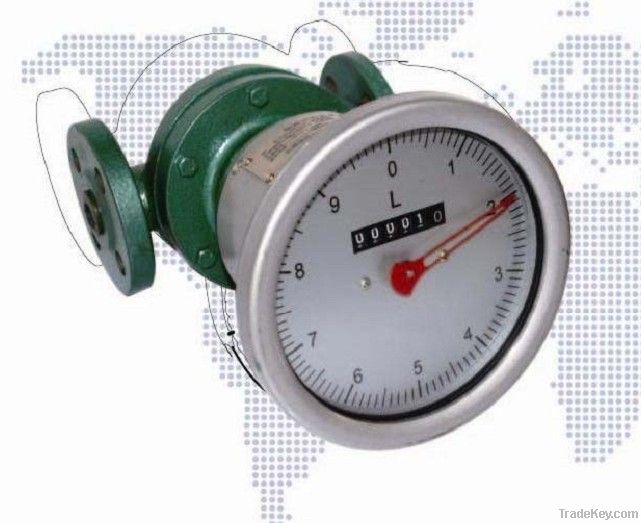 Oval gear flow meter