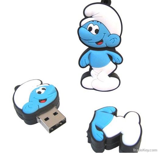 KM-U253 Smurfs Design USB Flash Stick