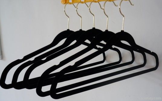 Velvet suit hanger