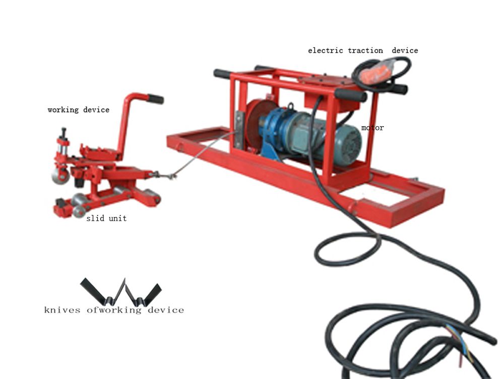 Conveyor Belt Steel Cord Stripper Machine for belt splicing tool